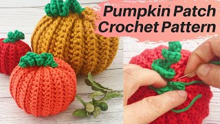 Easy Pumpkin Patch Crochet Pattern