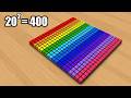 Learn Power of Two Square with Number Cube | Math Animation