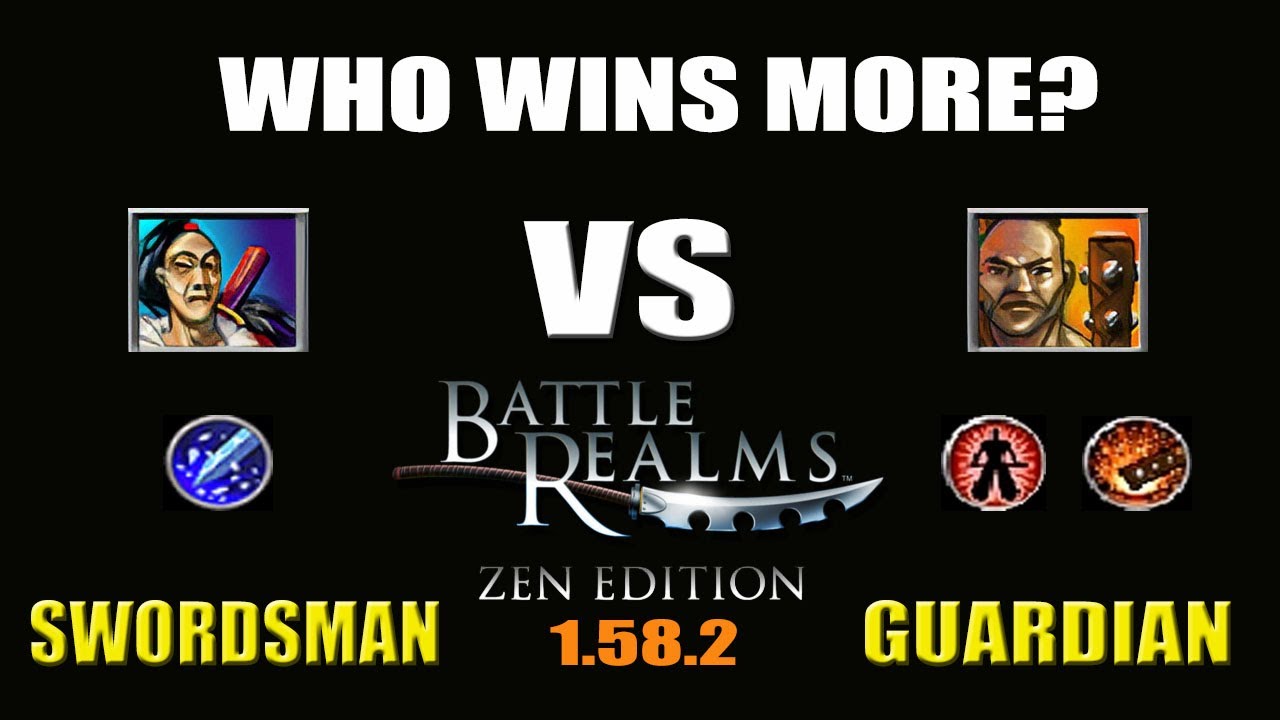 Ultimate SWORDSMAN vs GUARDIAN Fight!! - Battle Realms ZE 1.58.2
