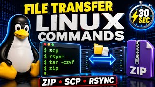 🚀 Linux File Transfer & Compression Commands Every DevOps and Cloud and Network Engineer Must Know!💻