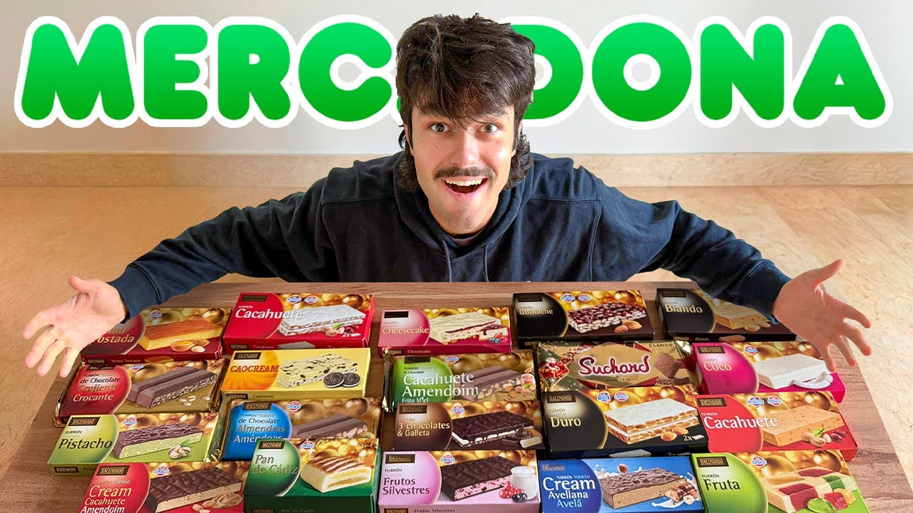 Pruebo TODOS los Turrones del Mercadona