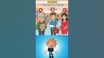 Who is the thief 🤷🏼‍♀️? #riddle #find #brainteasers #shorts #genius #challenge #quiz #real