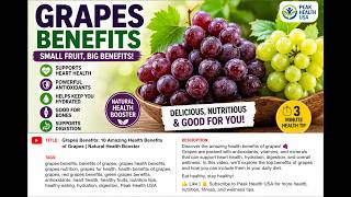 10 Amazing Health Benefits of Grapes What Happens When You Eat Grapes