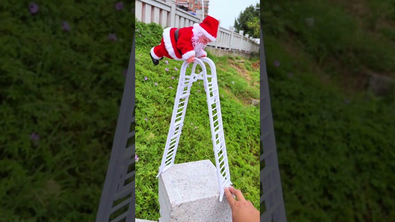 Santa Climbing Stairs Christmas Toys #kibtoys  #toys #toy #christmastoy #cute  #funnytoys
