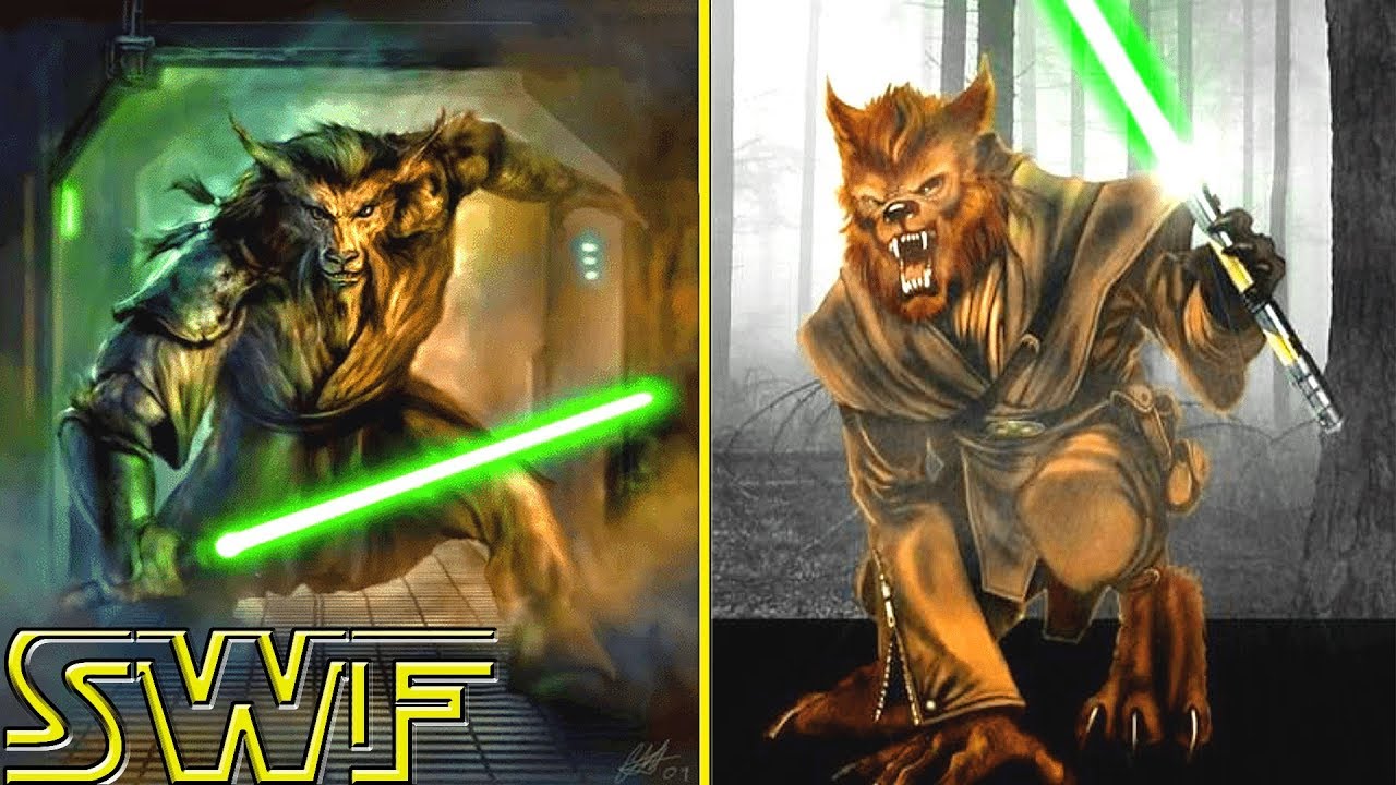 Der Werwolf Jedi Meister Mit Der Seltenen Machtfahigkeit In Clone Wars Youtube