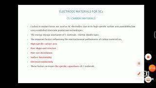 survey of electrode materials for super capacitors with special reference to conducting polymers