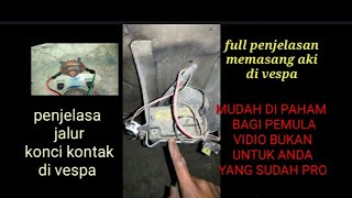 Vespa LX 150 3V ku antara Aki dan Relay Starter