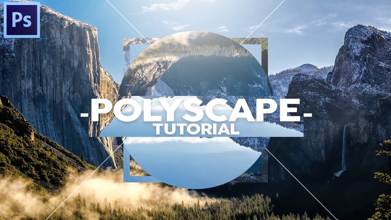 Tutorial: Clean Abstract Polyscape (Photoshop CC) - YouTube