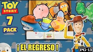 TOY STORY 7 Figuras de Coleccion ¡ABRIMOS LA CAMA DE ANDY! - UNBOXING TIBURON