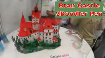 Bran Castle - Build your own monuments with the 3Doodler! (3D Pen Art)  -  4K video