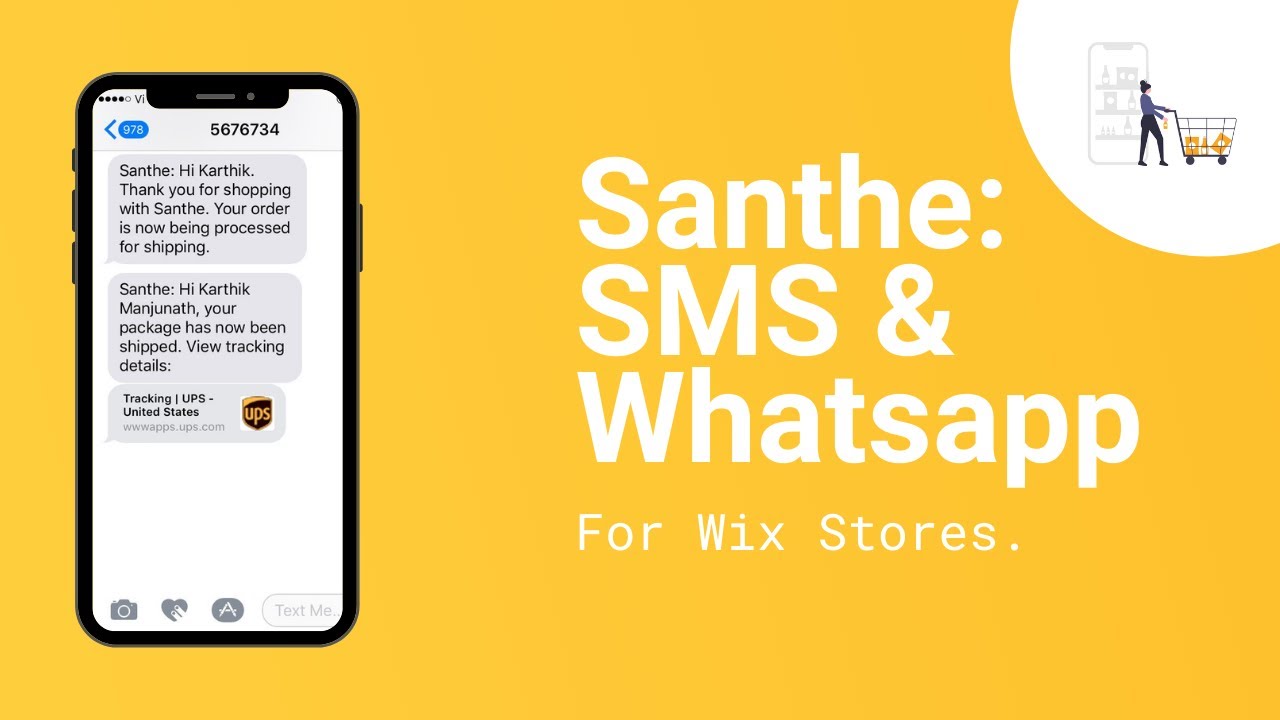 Santhe : SMS & Whatsapp notifications for Wix Stores