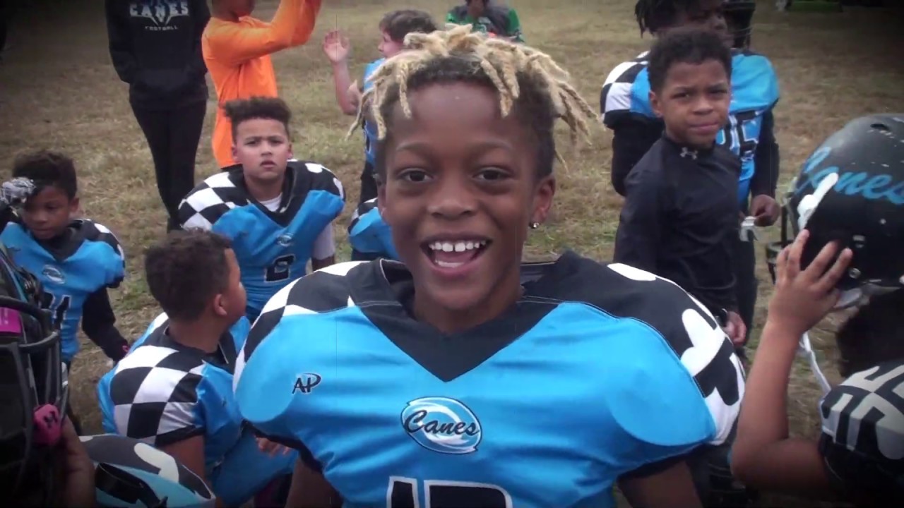 Prince Frederick Eagles vs Huntingtown Canes 8u 2019 6 TD Runs in 1