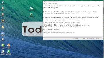 How to Install Python And Pycharm Community Setup [ToddlerIT Edits]