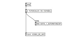 Tutorial Pure Data + Automatonism