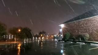 2nd clip. Snowfall in Branson MO 11/14/22
