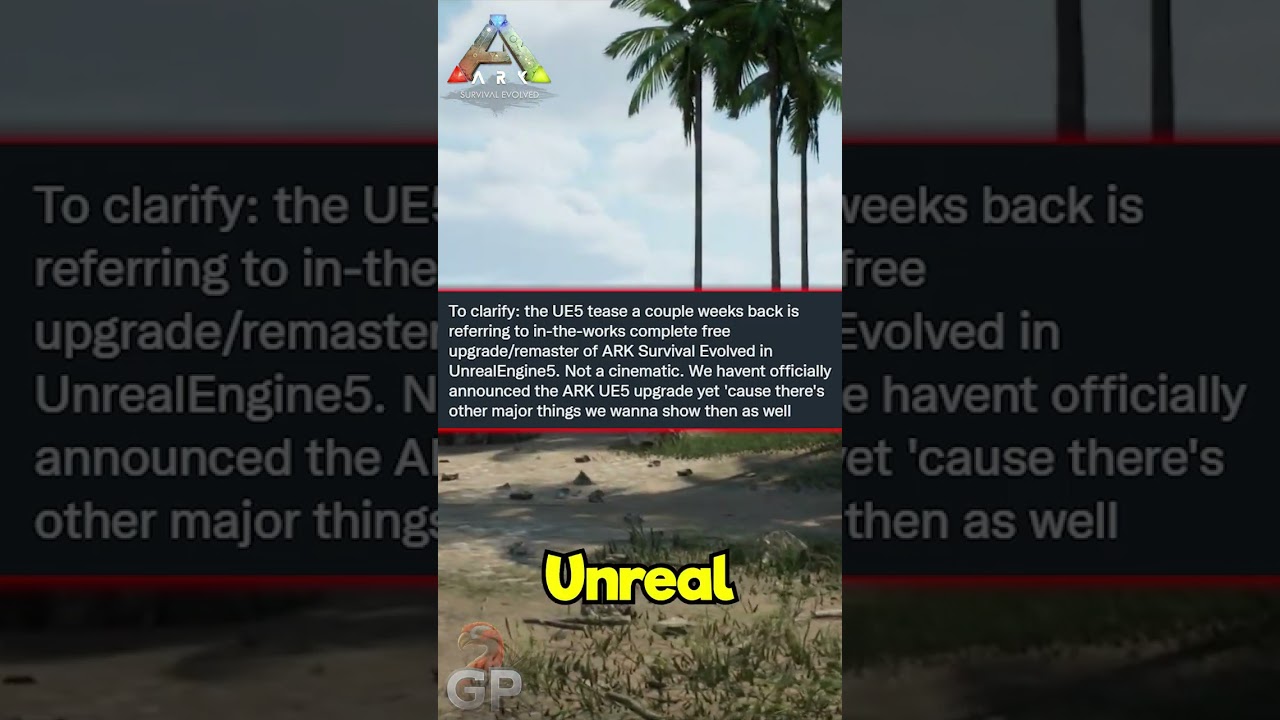 ARK 1 UE5 Upgrade Remaster CONFIRMED