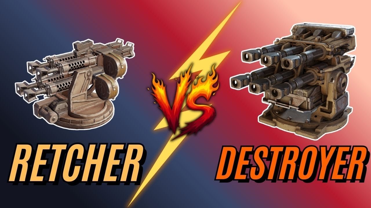 Retcher vs Destroyer - Full Testing & Gameplay - Crossout