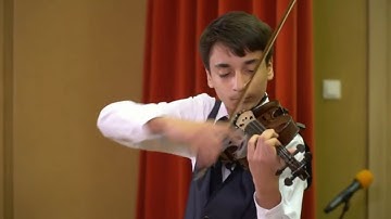 Performing "Banjo And Fiddle" by William Kroll at George Enescu. Video from Art Channel