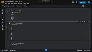 Penjelasan Perulangan For dan While python sederhana