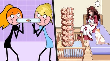 BRAIN TRICKY PUZZLE vs BRAINY PRANKSTER - All levels Satisfying Mobile gameplay ASMR Android ios