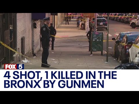 4 shot, 1 killed in the Bronx by gunmen