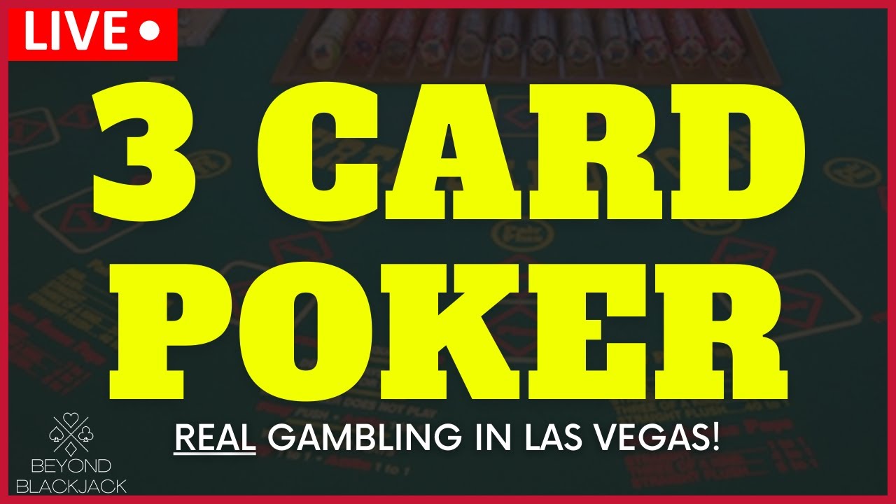 😁🟢 ANOTHER FULL HOUSE!! THREE CARD POKER - LIVE PLAY AT EL CORTEZ CASINO IN LAS VEGAS