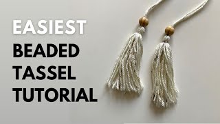 How to make the EASIEST Beaded Tassel! DIY Tutorial by Sweet Softies