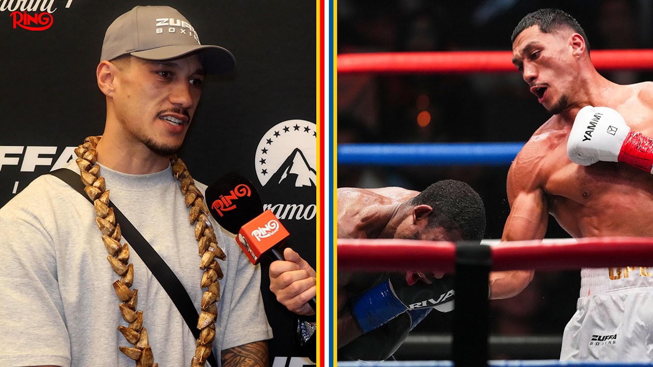 Jai Opetaia EXCLUSIVE Reaction To Becoming Inaugural Zuffa Boxing World Champion