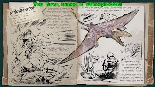 ARK: Survival Evolved Gameplay - How to Tame a Dimorphodon