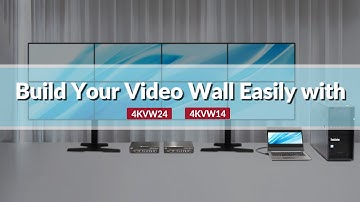 Set Up 2×2 and 2×4 Video Walls | 4KVW14 & 4KVW24