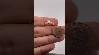 060065 Cts Si2  I1 Clarity And Ij Color Diamond Ring In 14k Yellow Gold120814
