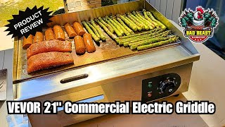 VEVOR 21" Commercial Electric Griddle, Unboxing and Review
