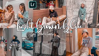 Lightroom Tutorial | Free Preset - Cara edit foto korean light brown, blue | Aesthetic Filter screenshot 1