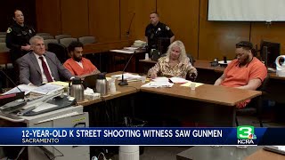 12-year-old witnessed Sacramento K Street shooting, detective says