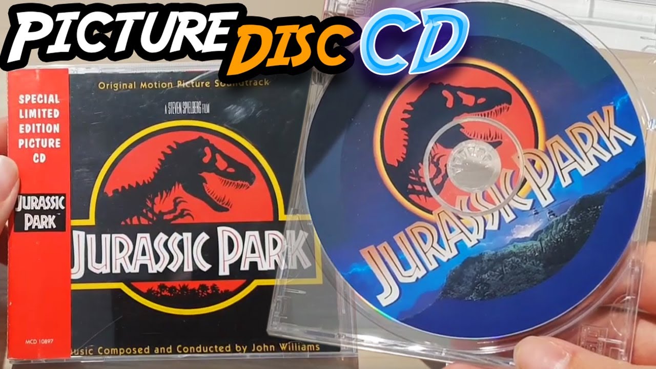 Jurassic Park Soundtrack | Picture Disc CD | 1994 Limited Edition