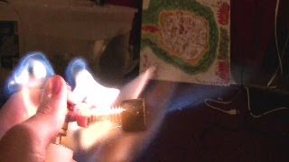 Butane torch explodes in fire