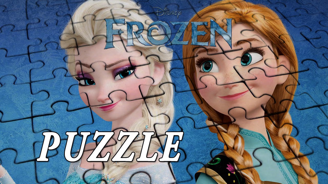 DISNEY FROZEN ELSA - ANNA | PUZZLE | Frozen Videos | RED TRUCK - YouTube