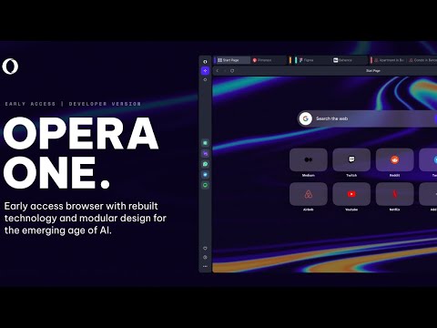 Opera One: navegador