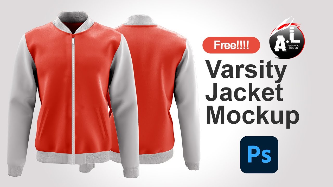 Varsity Jacket Mockup Template