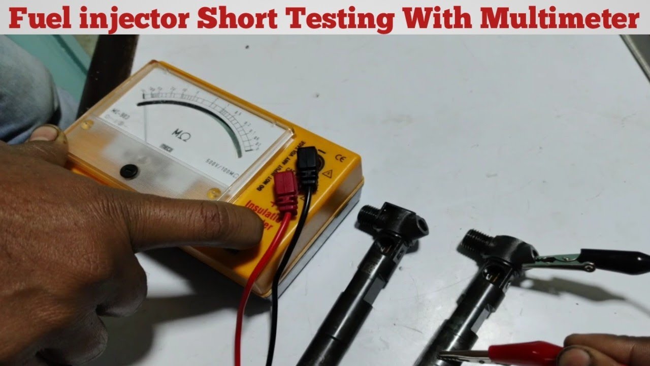 Fuel Diesel injector Short Testing With Multimeter