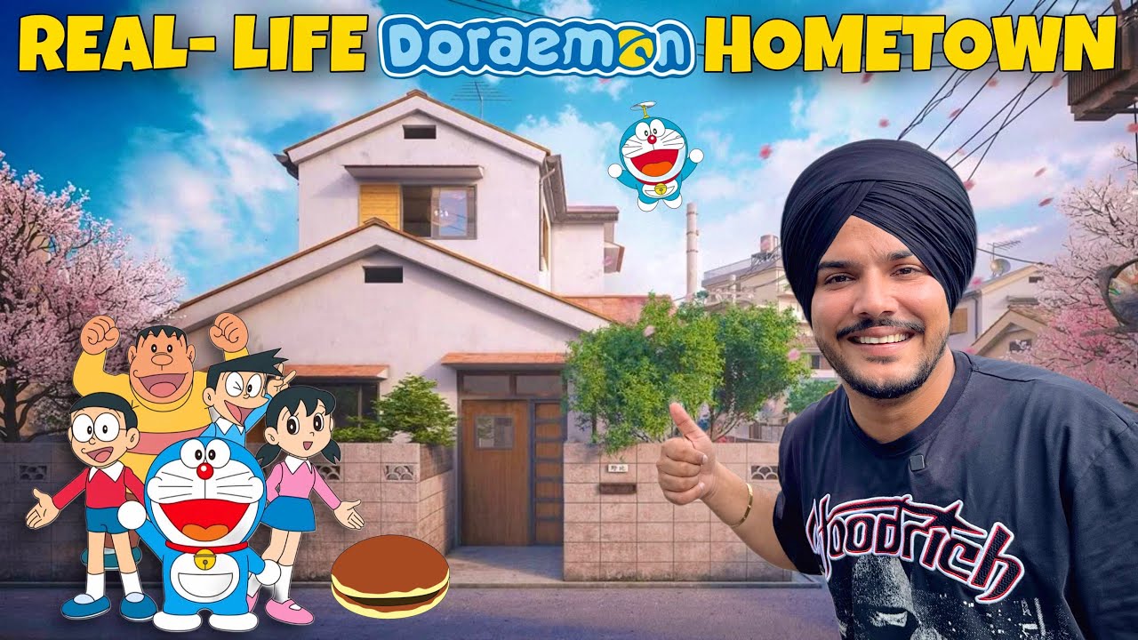 REAL LIFE DOREMON HOMETOWN 🇯🇵 DORA CAKE | NOBITA , SHIJUKA | JAPAN