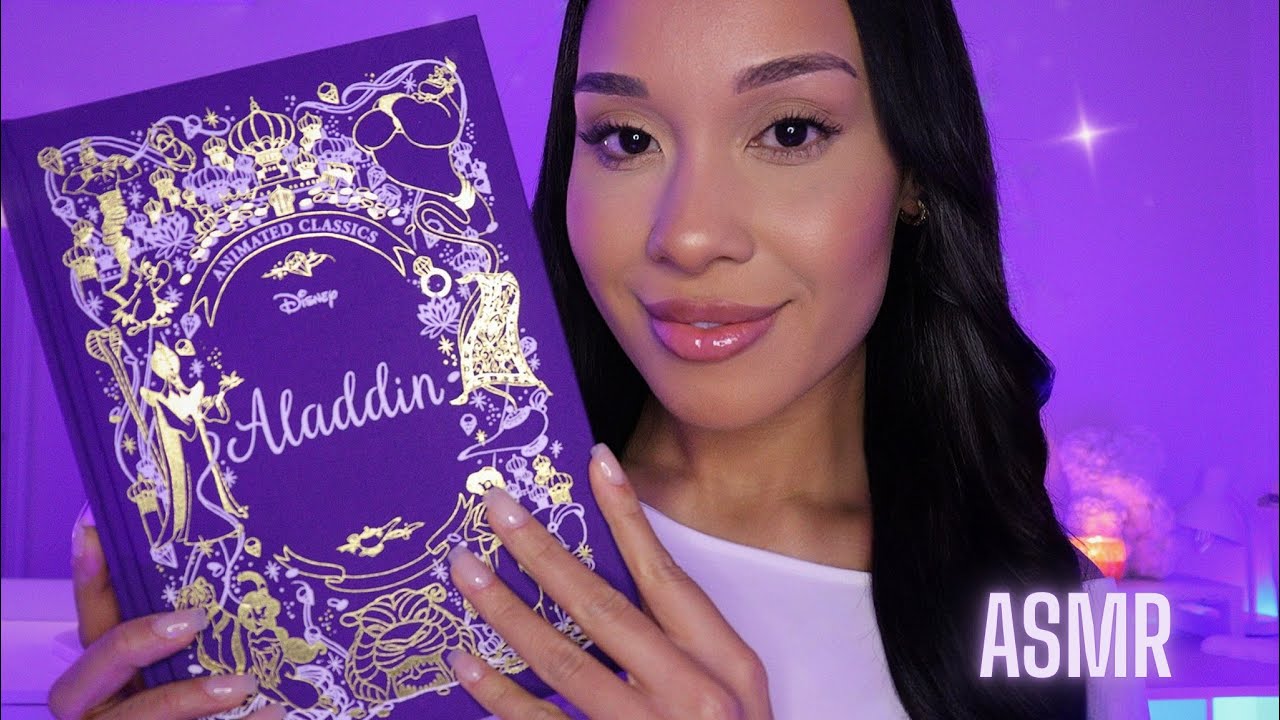 ASMR Reading You Disney's Aladdin 🧞💫 Storytelling for Sleep 📖Bedtime Fairytales