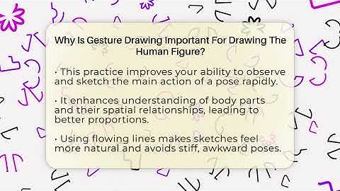 Why Is Gesture Drawing Important For Drawing The Human Figure? - The Virtual Art Desk