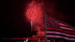 Fourth of July fireworks from Lake Havesu 2021