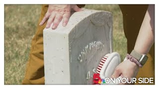 Grave cleanup at Jefferson Barracks Cemetery