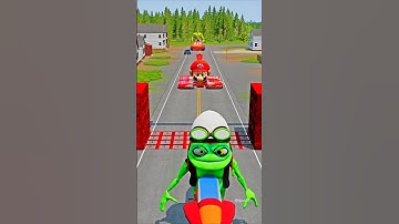 Skibidi Toilets & Funny Cars VS Double Bollard Spikec and Hammer Crush in BeamNG.drive  #bollard