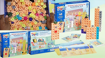 Unboxing Learning Resources Mathlink Cubes Numberblocks 21–30 Activity Set! Satisfying ASMR Video