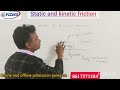 Static and kinetic friction. JEE and NEET class 11