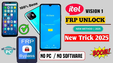 Itel Vision 1 Android 10 Frp Bypass 2025 | Frp Unlock Without Pc Google Account Bypass 2025