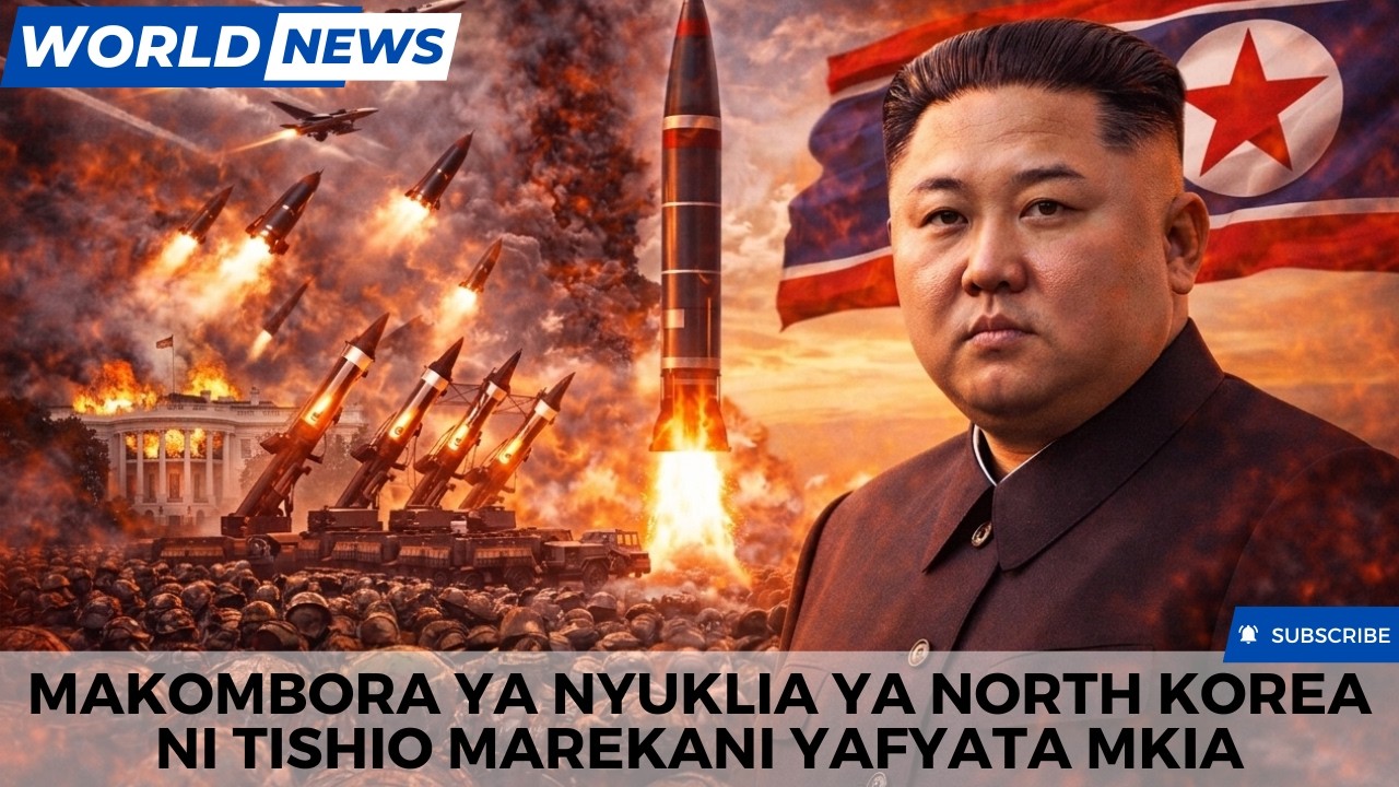 ​NORTH KOREA NI NGAO YA NYUKLIA! MBINU YA KIM JONG UN: SILAHA ZA NYUKLIA NDIO BIMA PEKEE YA USALAMA